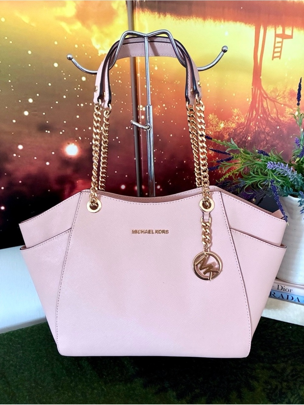 Michael Kors Pink Jet Set Tote